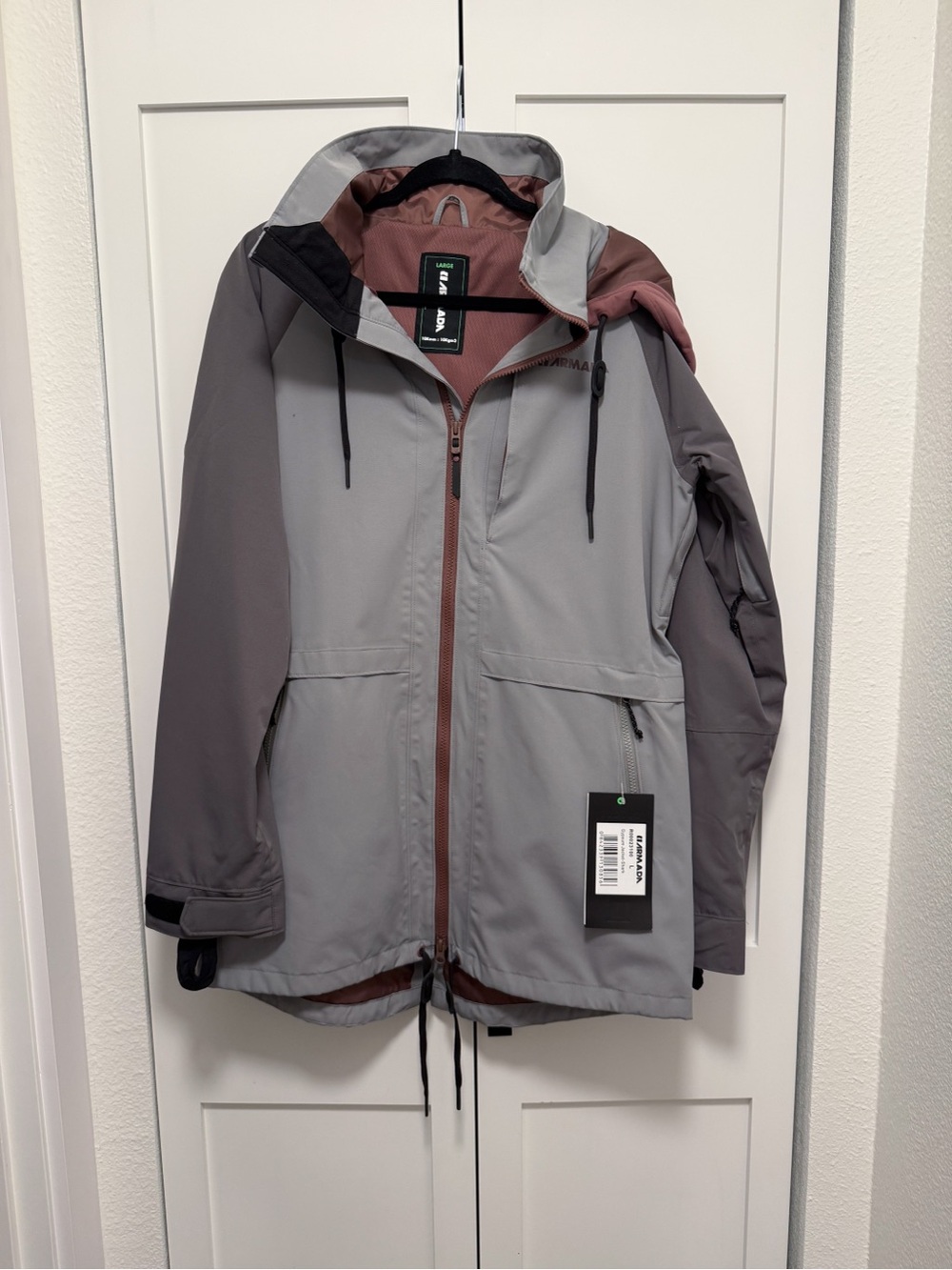 Women’s Armada Two-Tone Gray & Mauve Ski Jacket (NWT)